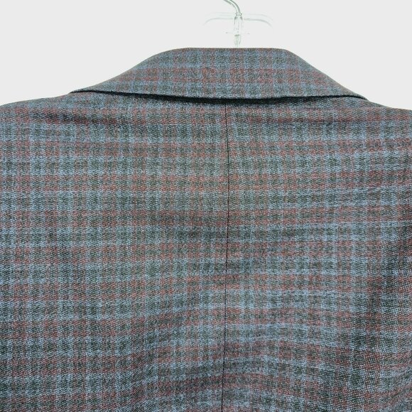 Stafford Classic Fit Blazer Coat 52R 2 Button Stretch Seasonal Texture Plaid New - Picture 11 of 13